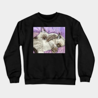 Siamese kittens Crewneck Sweatshirt